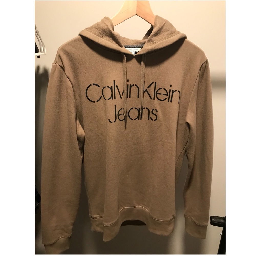 SALE‼️ Calvin Klein Jeans Beige Hoodie